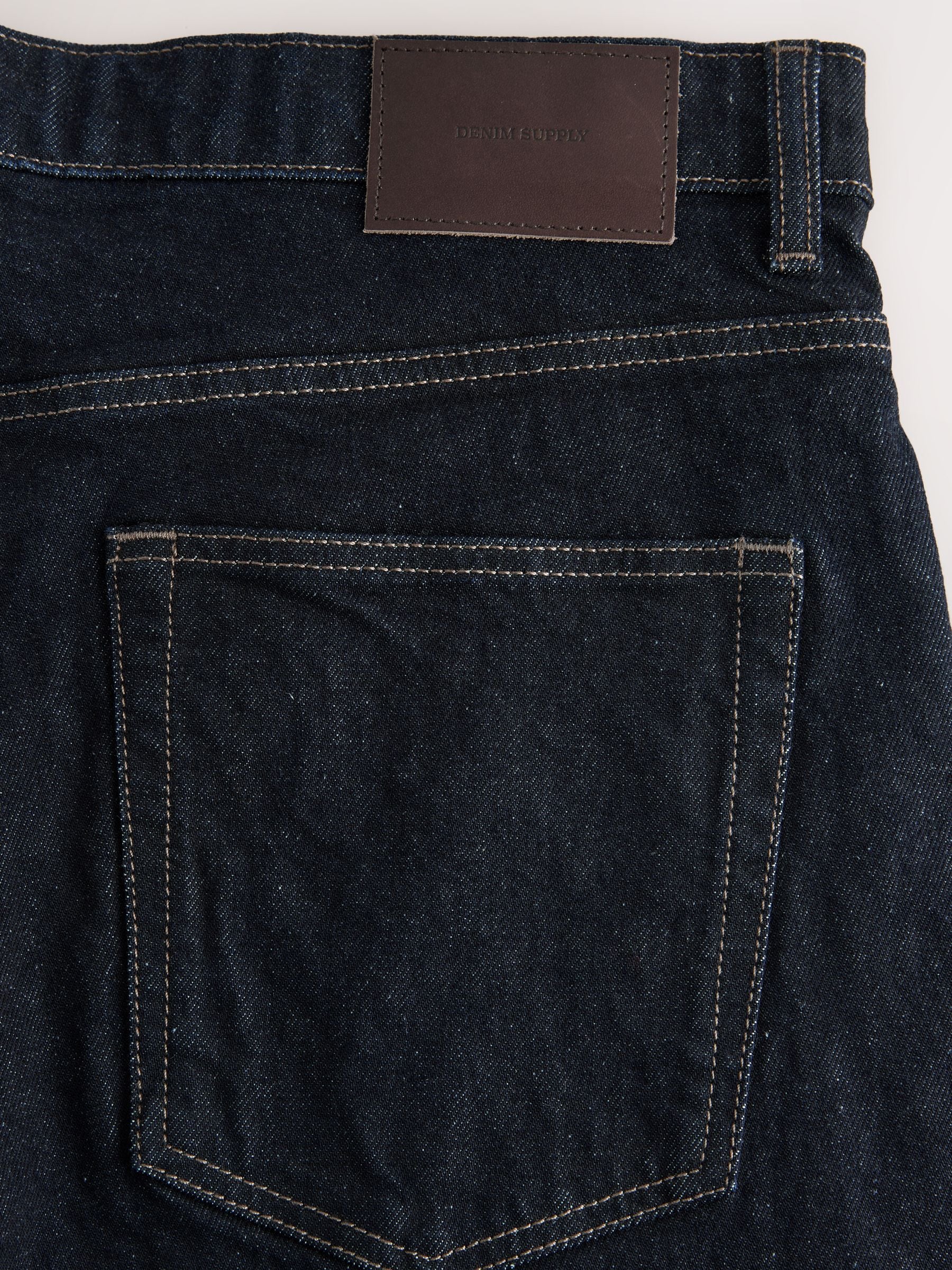 Donker indigo met wassing - Relaxed fit - Vintage wash denim jeans