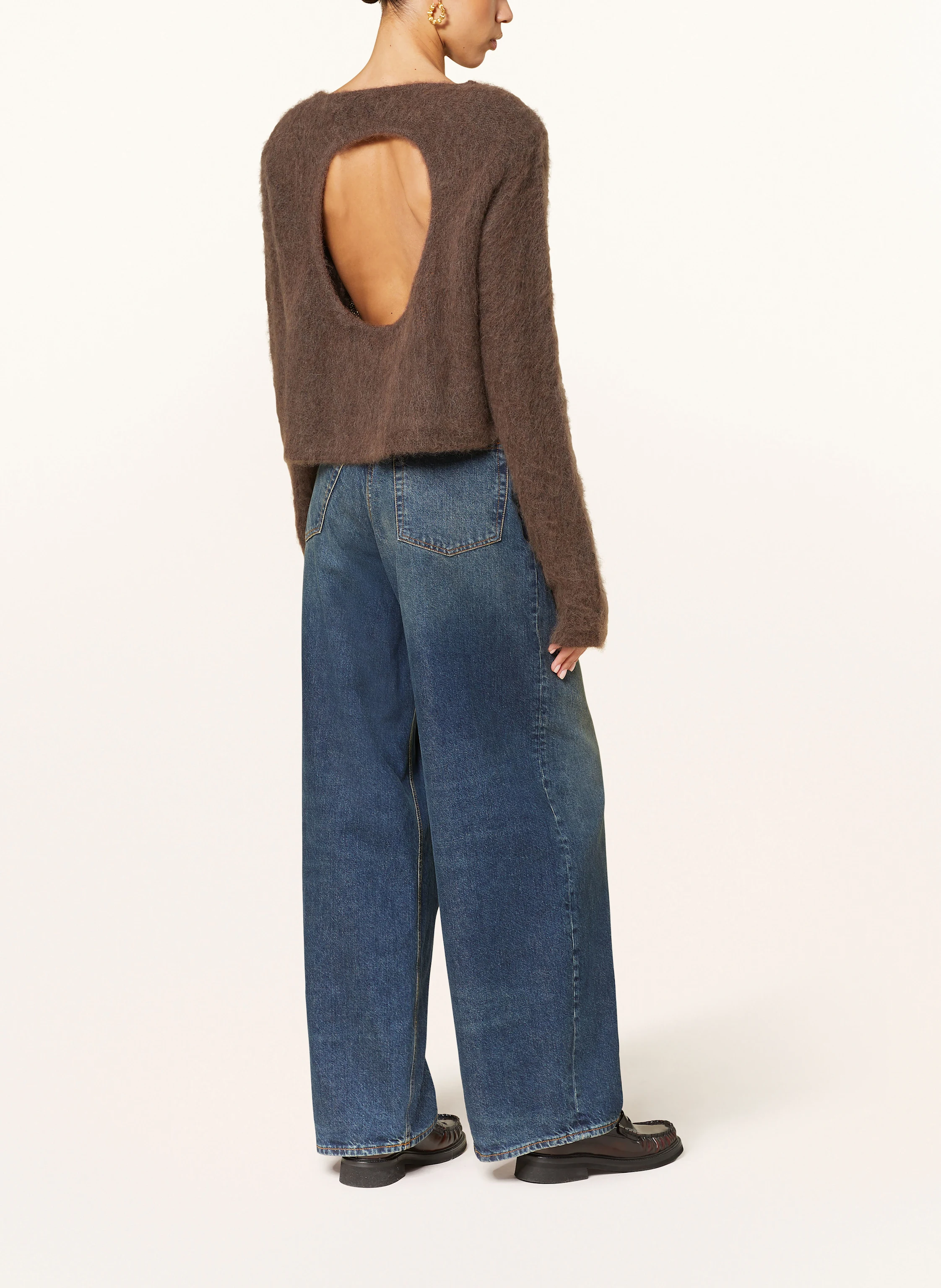 by Aylin Koenig Alpaka-Pullover ISABELLE mit Cut-out