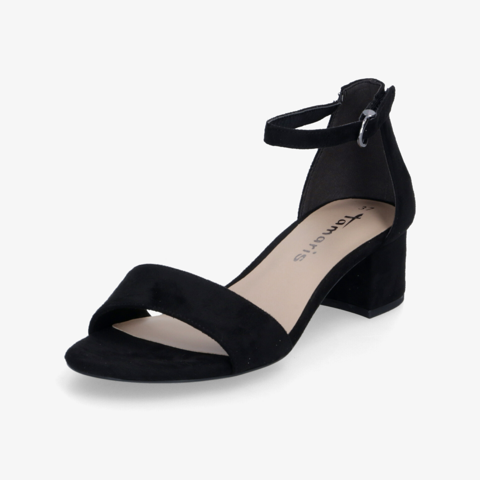 Tamaris Damen Riemchensandalen schwarz