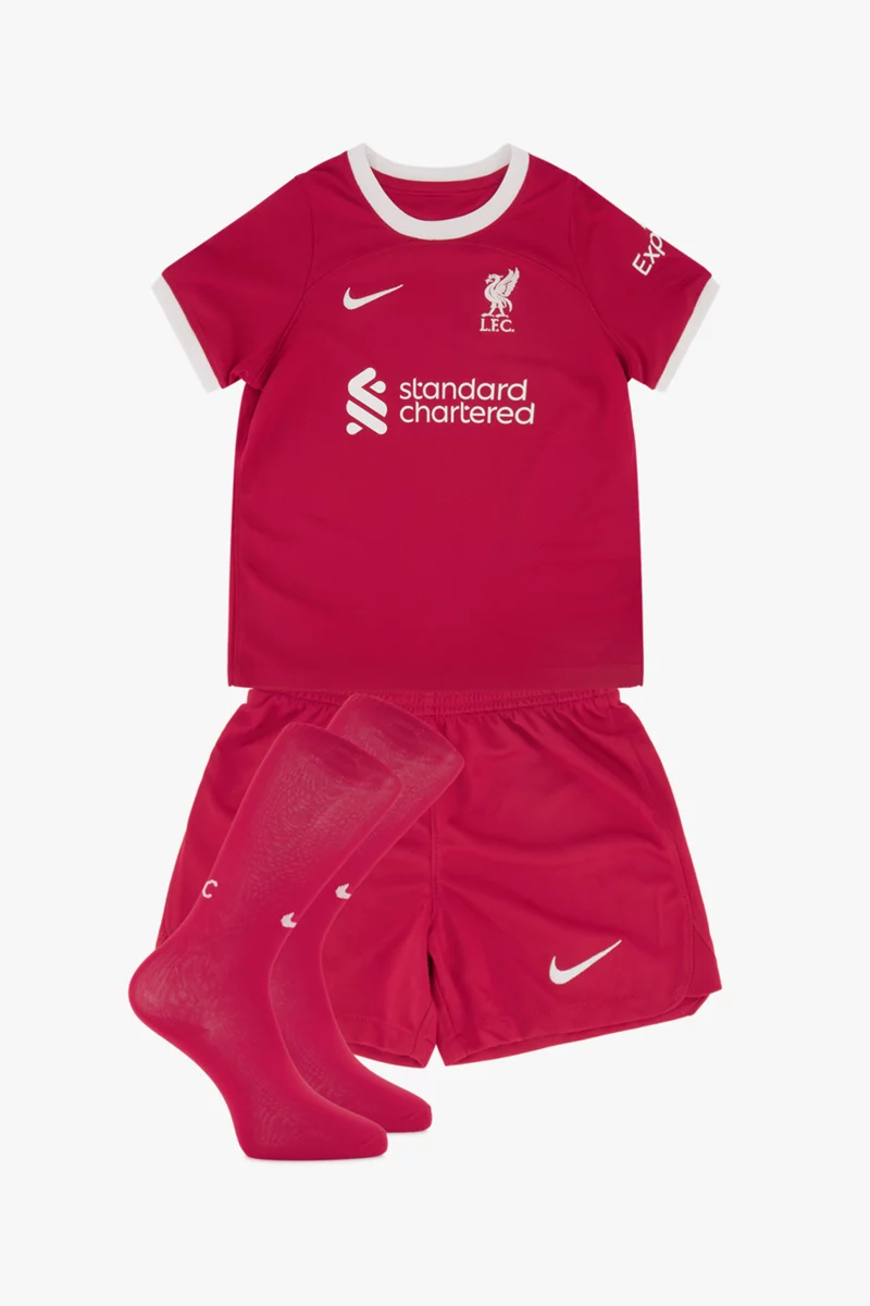 Nike FC Liverpool Home Replica Kinder Fussballset 2324