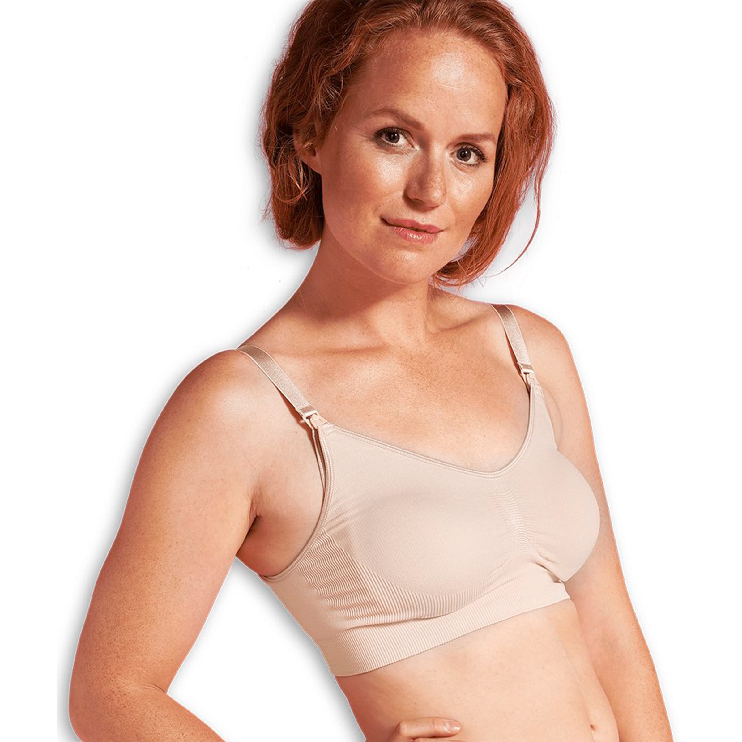 Carriwell Umstands- und Still-BH Seamless nahtlos honey
