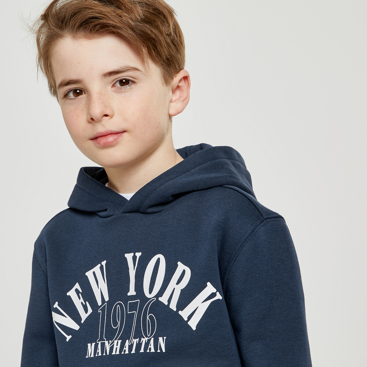 COLEÇÕES LA REDOUTE<br>Moletom com capuz em estampa de Nova York