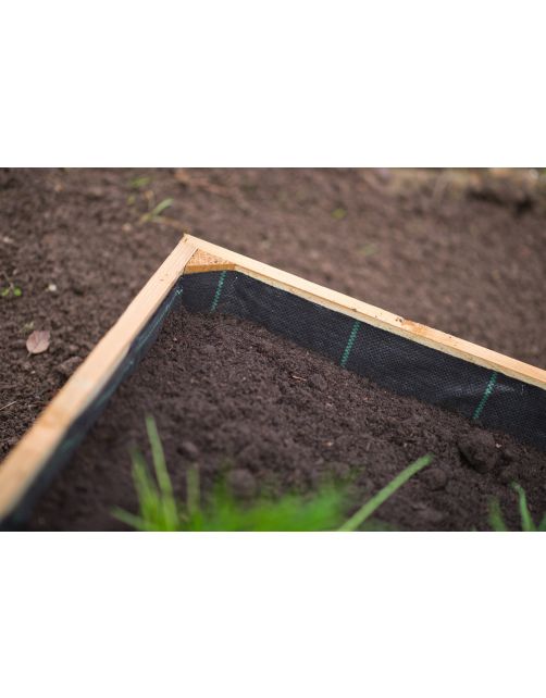 Nature Gronddoek Kleine Moestuinbak Zwart - Groeifolie Gronddoek