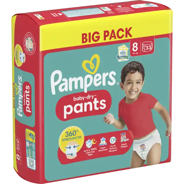 baby-dry pants Gr.8 (19+kg) Big Pack