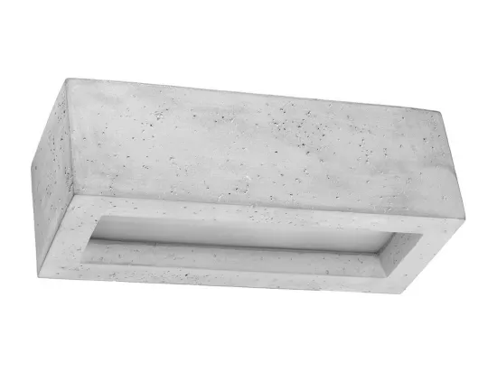 Sollux Lighting Vega Applique murale Up & Down gris béton, 30 cm