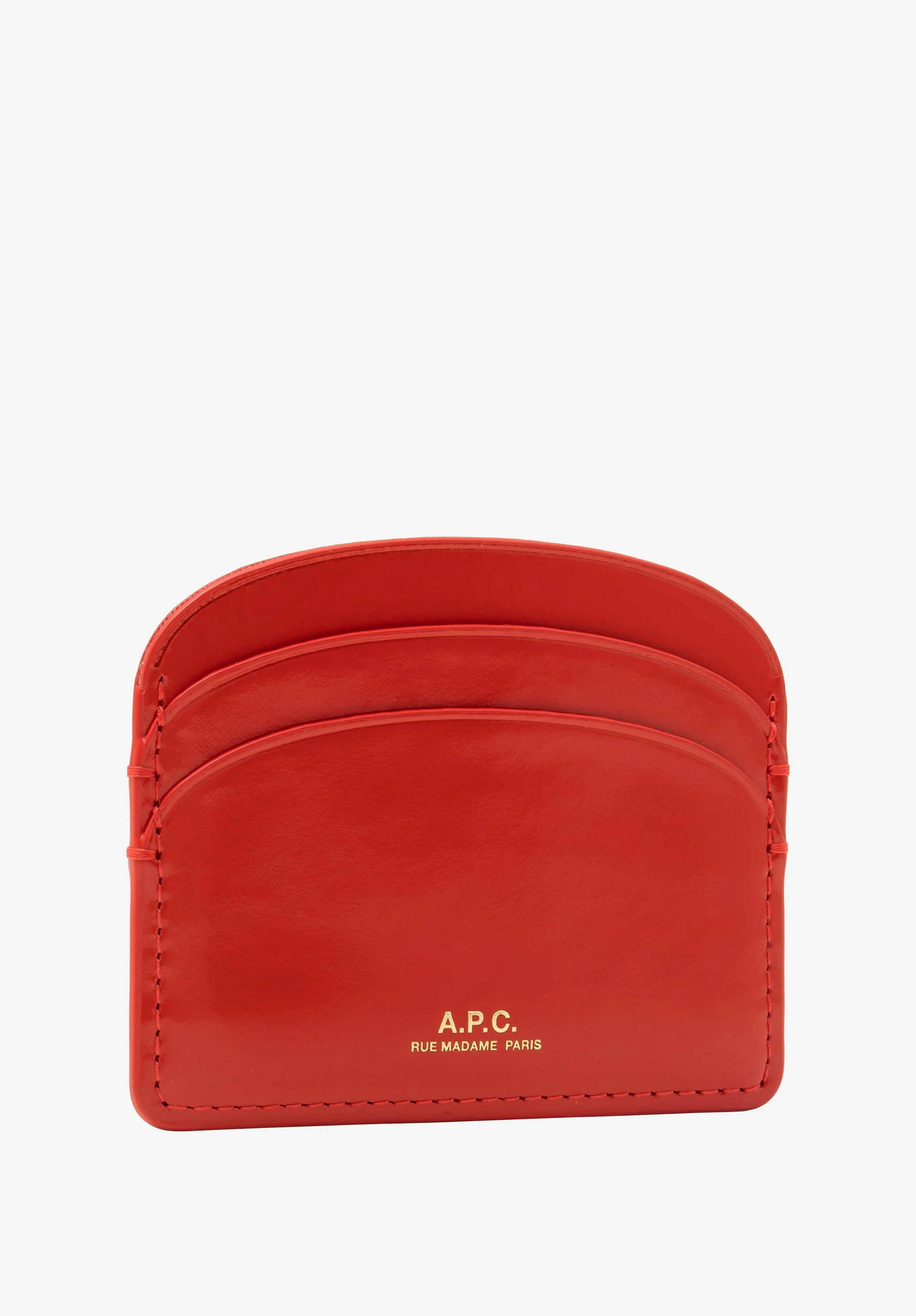 Porte-Cartes Demi-Lune - Rouge vif