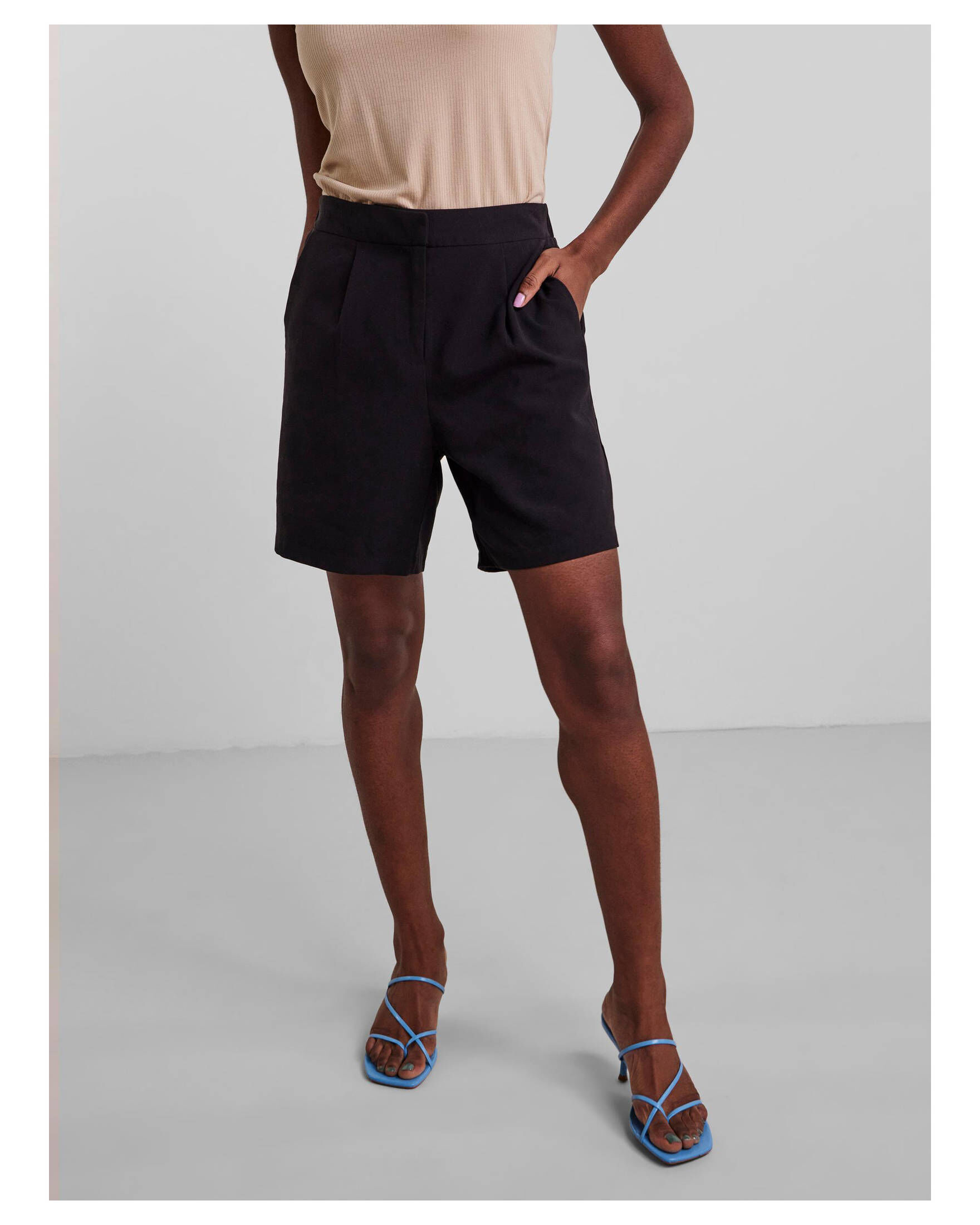 YAS| Damen Shorts YASHELEN MW LONG SHORTS S.