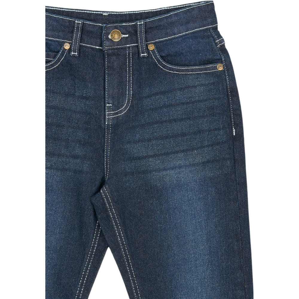 Køb The New Dark Blue Denim Tnjosh Tapered Fit Jeans