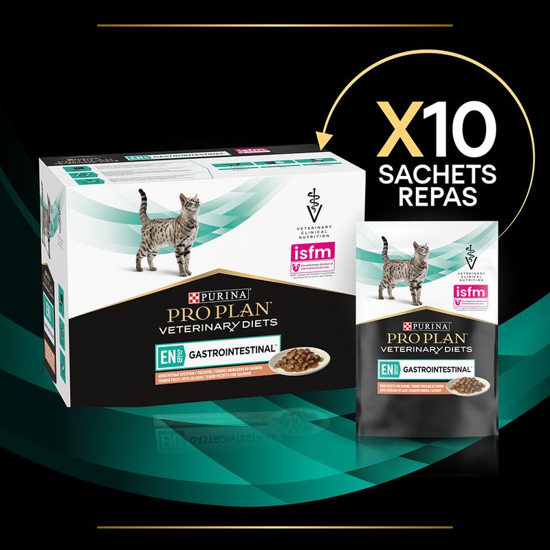 PURINA PRO PLAN Veterinary Diets Feline EN ST/OX Gastrointestinal, saumon