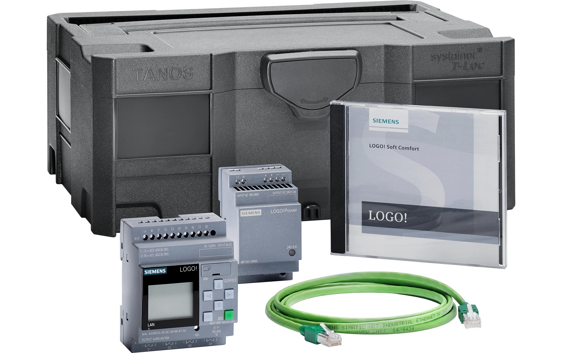 Starter-Kit 12/24RCE V8.4 mit Zubehör<br>Modularer Steuerungskit für die programmierbare Logiksteuerung