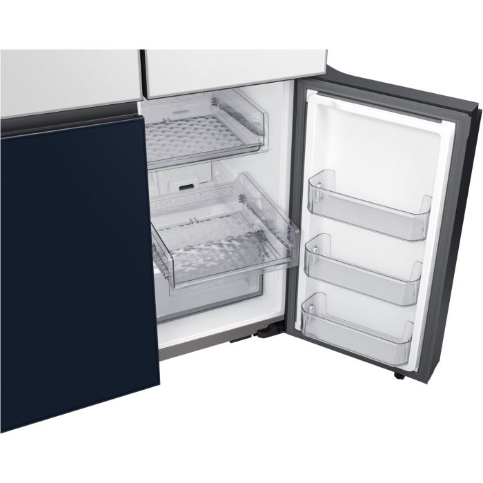 Samsung Side-by-Side RF 65A96768A/EG Clean White & Clean Navy - Festwasseranschluss