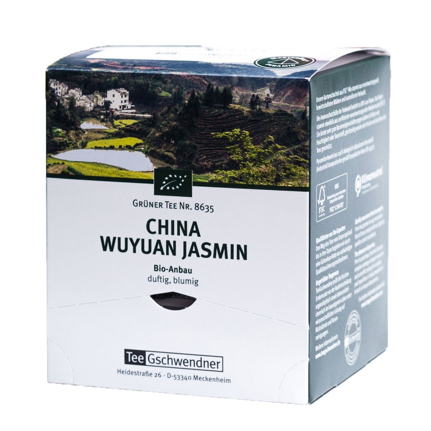 China Wuyuan Jasmin Bio/Naturland (MasterBag® Pyramid)