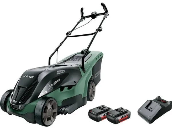 [OUTLET] - Bosch AKKU PLÆNEKLIPPER UNI ROTAK 36-560 2X2AH