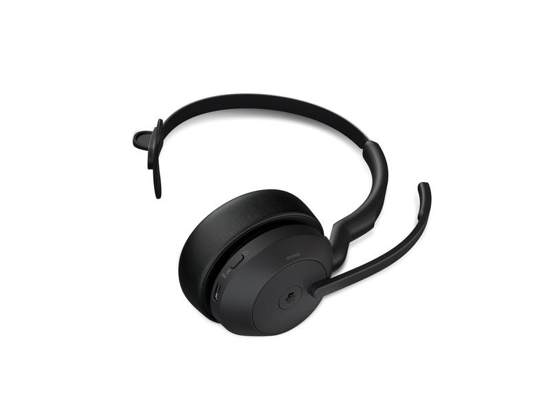 Jabra Headset Evolve2 55 Mono MS, USB-A, inkl. Ladestation Das professionelle Headset, mit dem Sie alle Aufgaben erledigen können, die Ihr hybrider Arbeitstag mit sich bringt