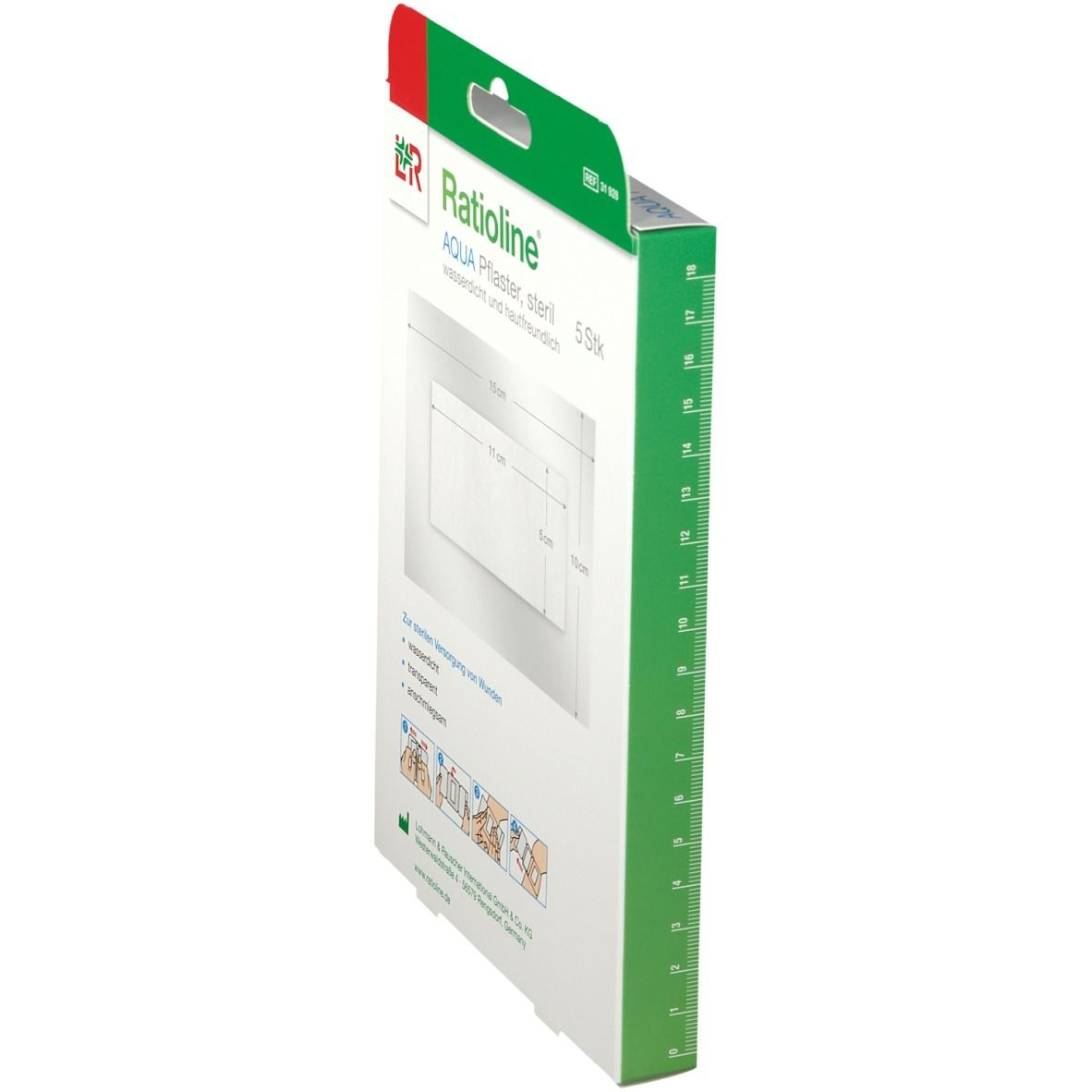 Ratioline® aqua Duschpflaster Plus 10 x 15 cm