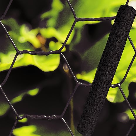 HORTUS trådfletning plastbelagt - sort