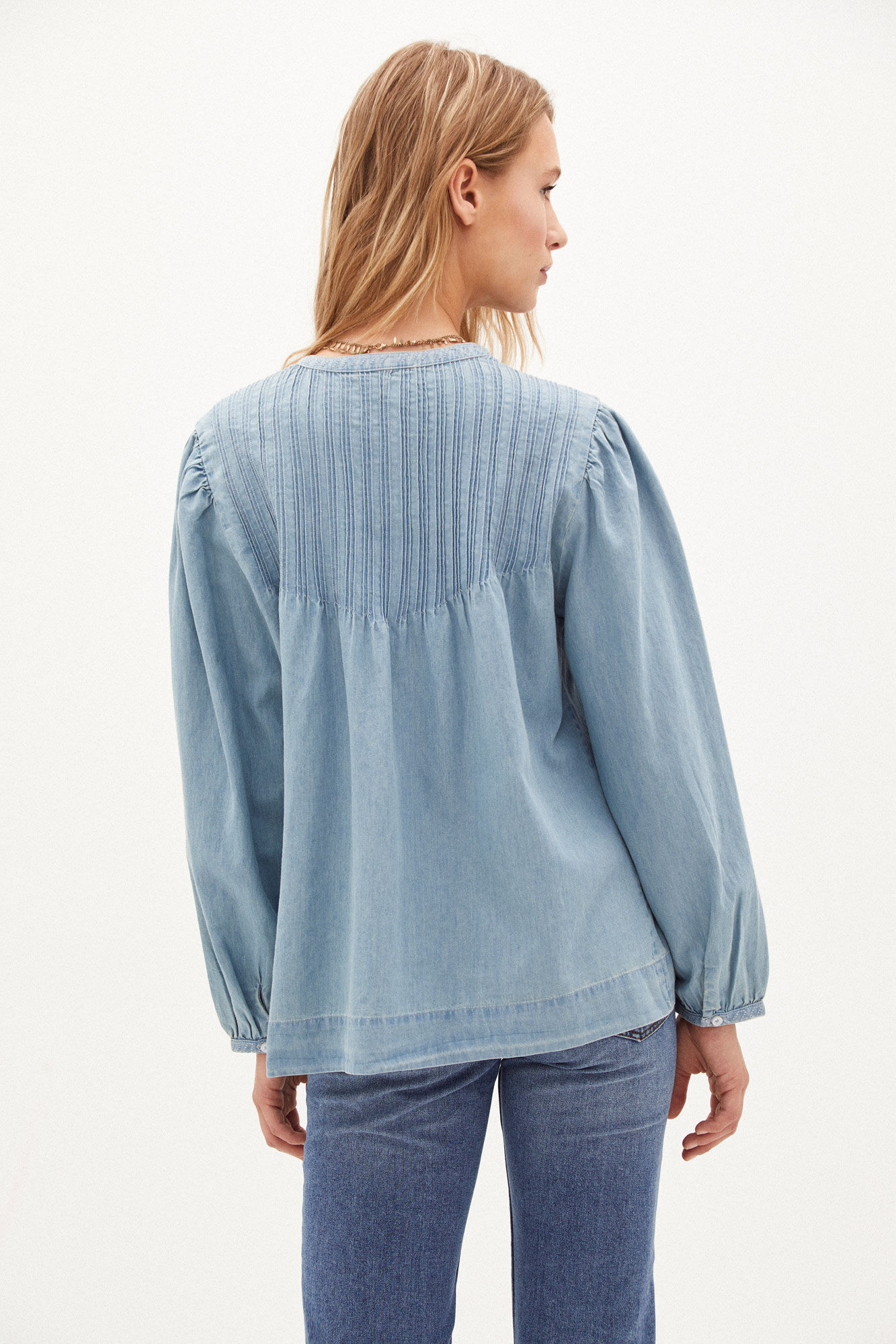 Camisa jeans Carlota - Azul