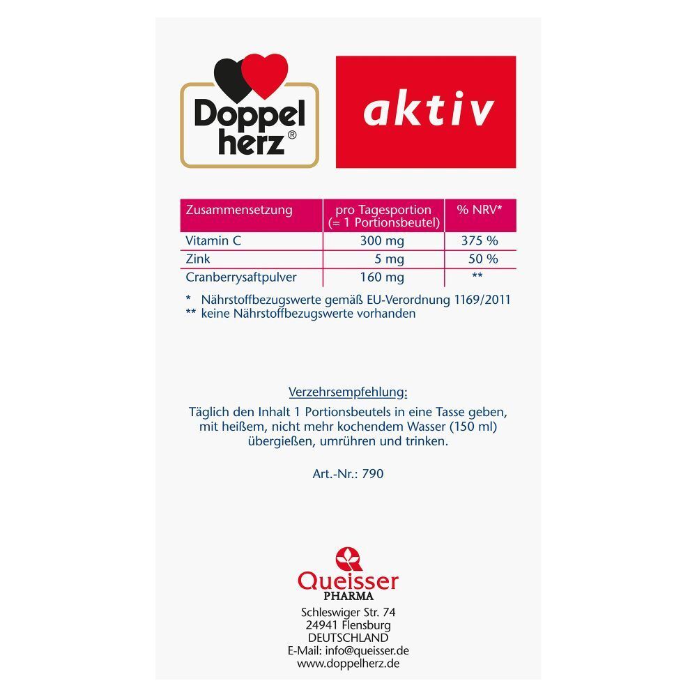 Doppelherz® aktiv Heiße Cranberry mit Vitamin C + Zink