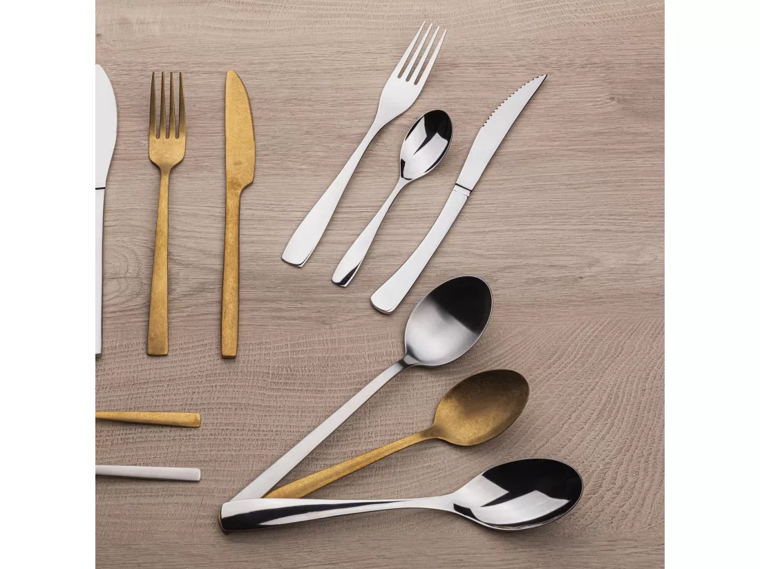 Coffret de 2 couteaux de table NICE en inox Bergner