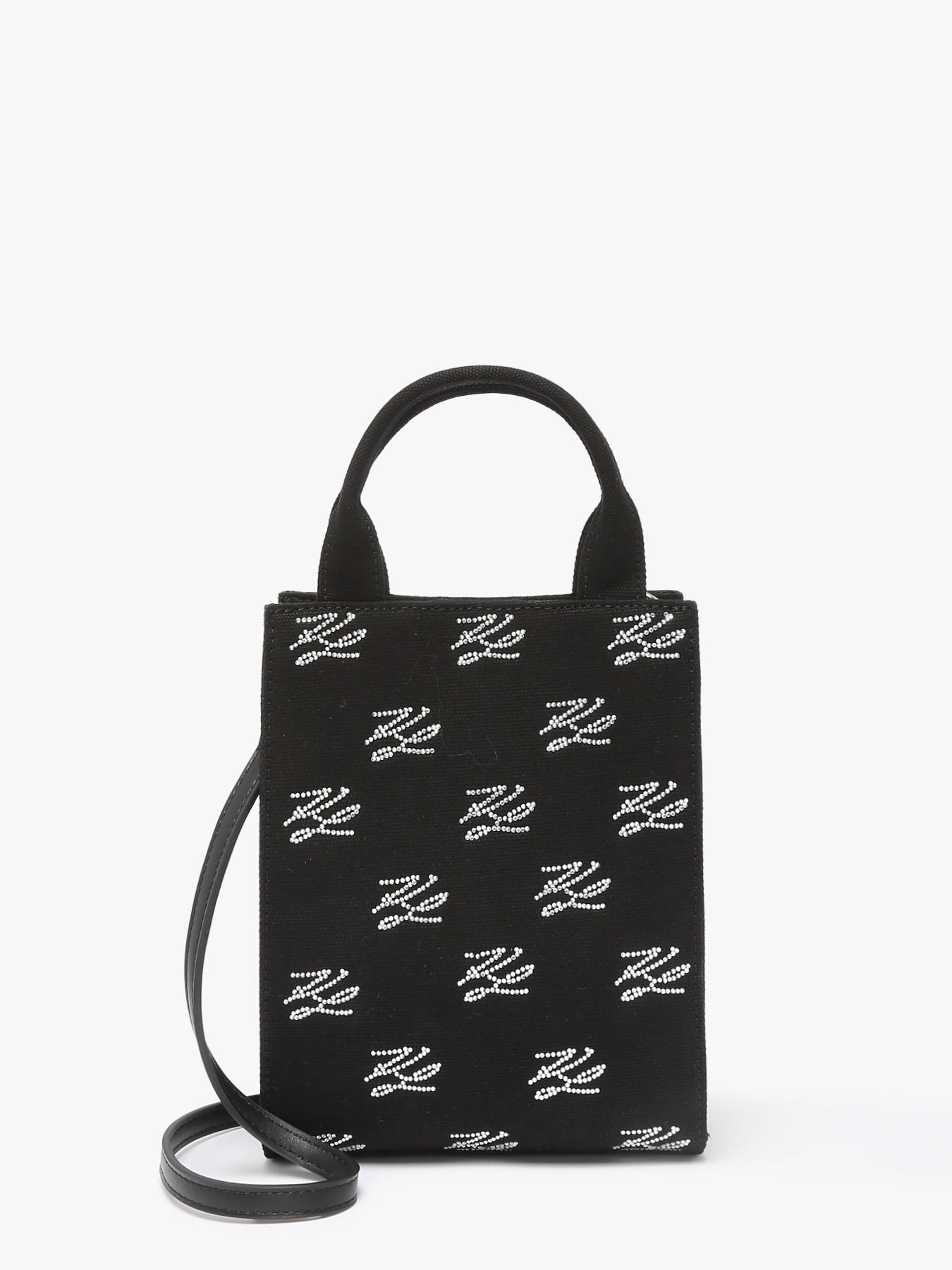 Sac bandoulire K autograph coton KARL LAGERFELD