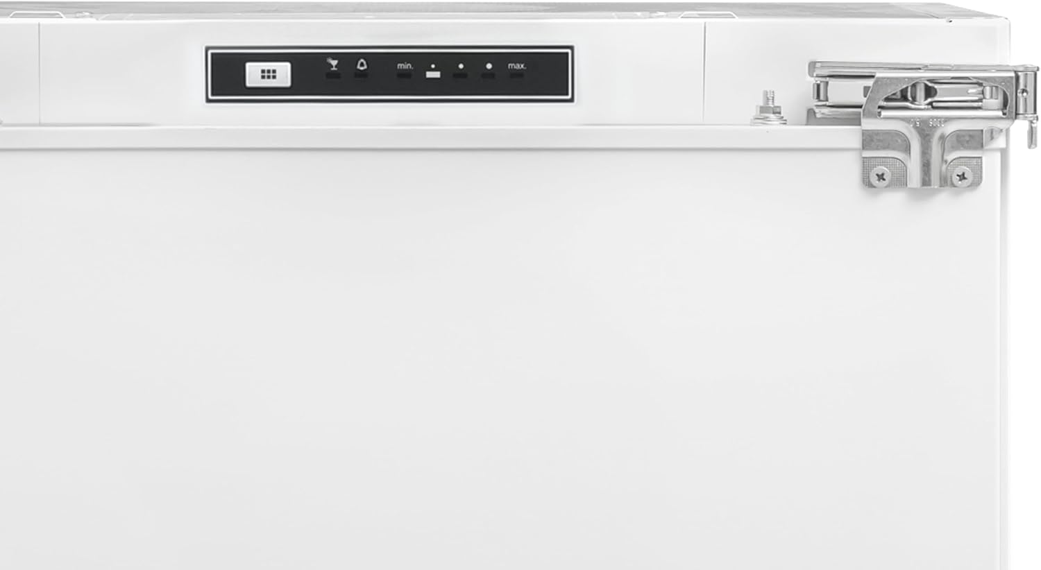 SHARP Einbau-Kühlschrank SJ-LD110E0XD-EU mit 4*Gefrierfach/Breite 54 cm / 88er Nische (Festtür) / 112L Volumen, davon 16L im Gefrierfach / 33dB / LED-Innenbeleuchtung/Elektronische Steuerung