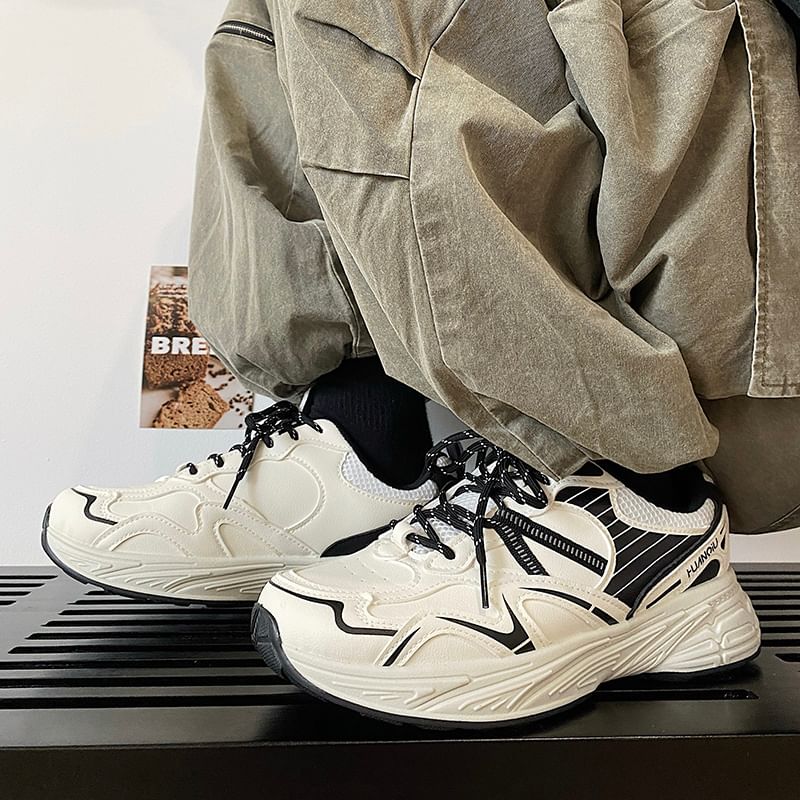 HANO - Platformpaneel Mesh Sneakers