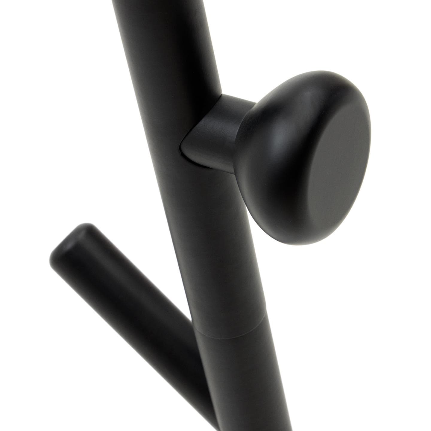 Kave Home Kleiderständer NADUE 46 x 170 cm Buche massiv/schwarz