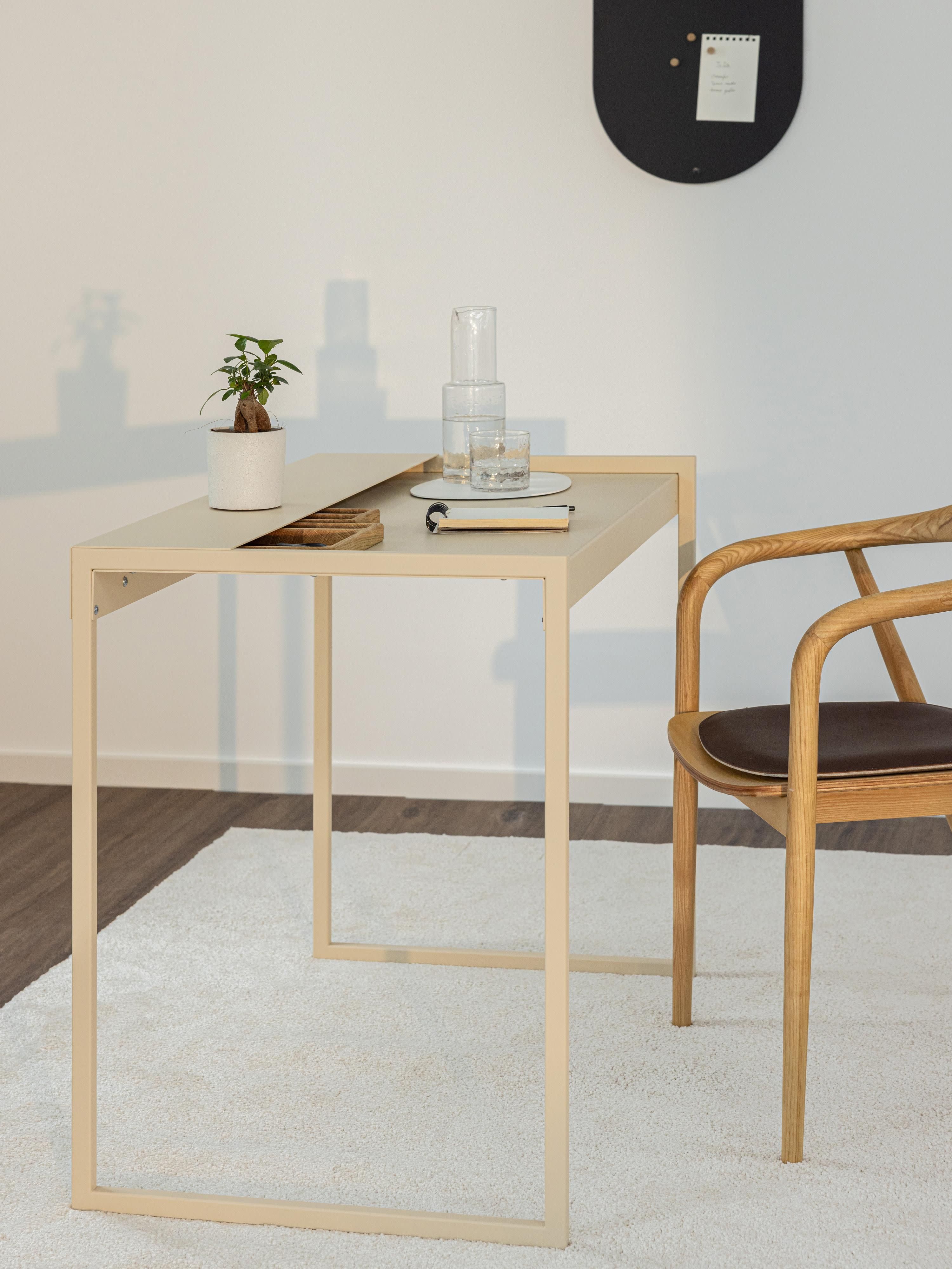 Handgemaakt metalen bureau Donna