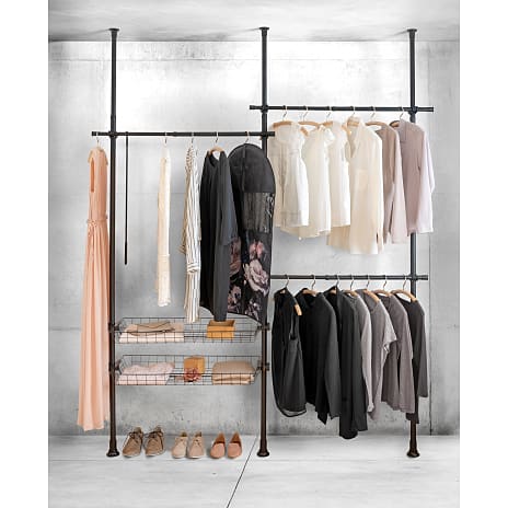 Wenko Herkules duo garderobestativ - sort