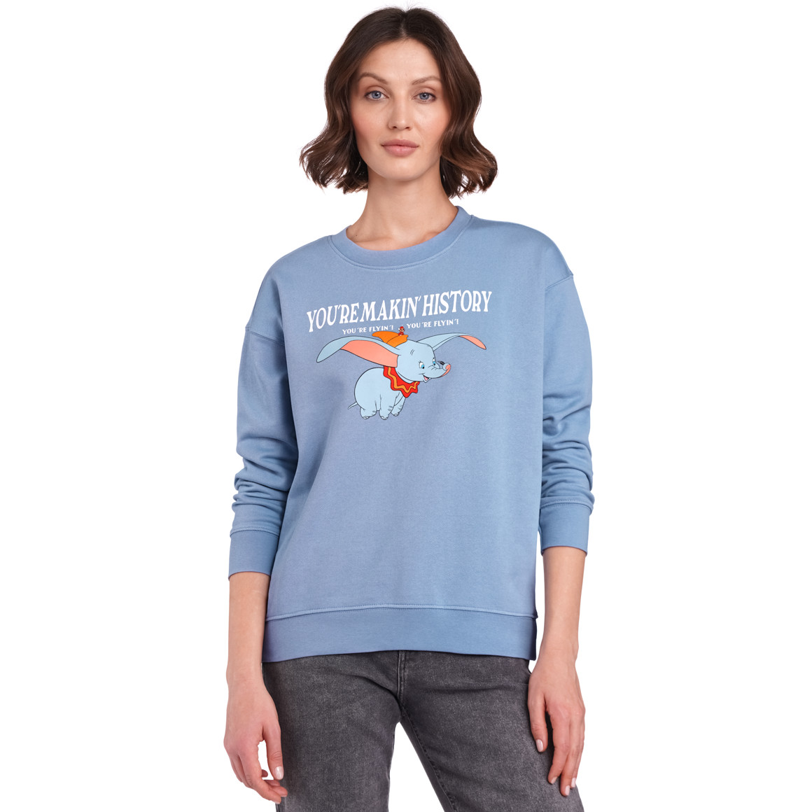 Gina Disney Classics Sweatshirt mit Dumbo-Motiv hellblau