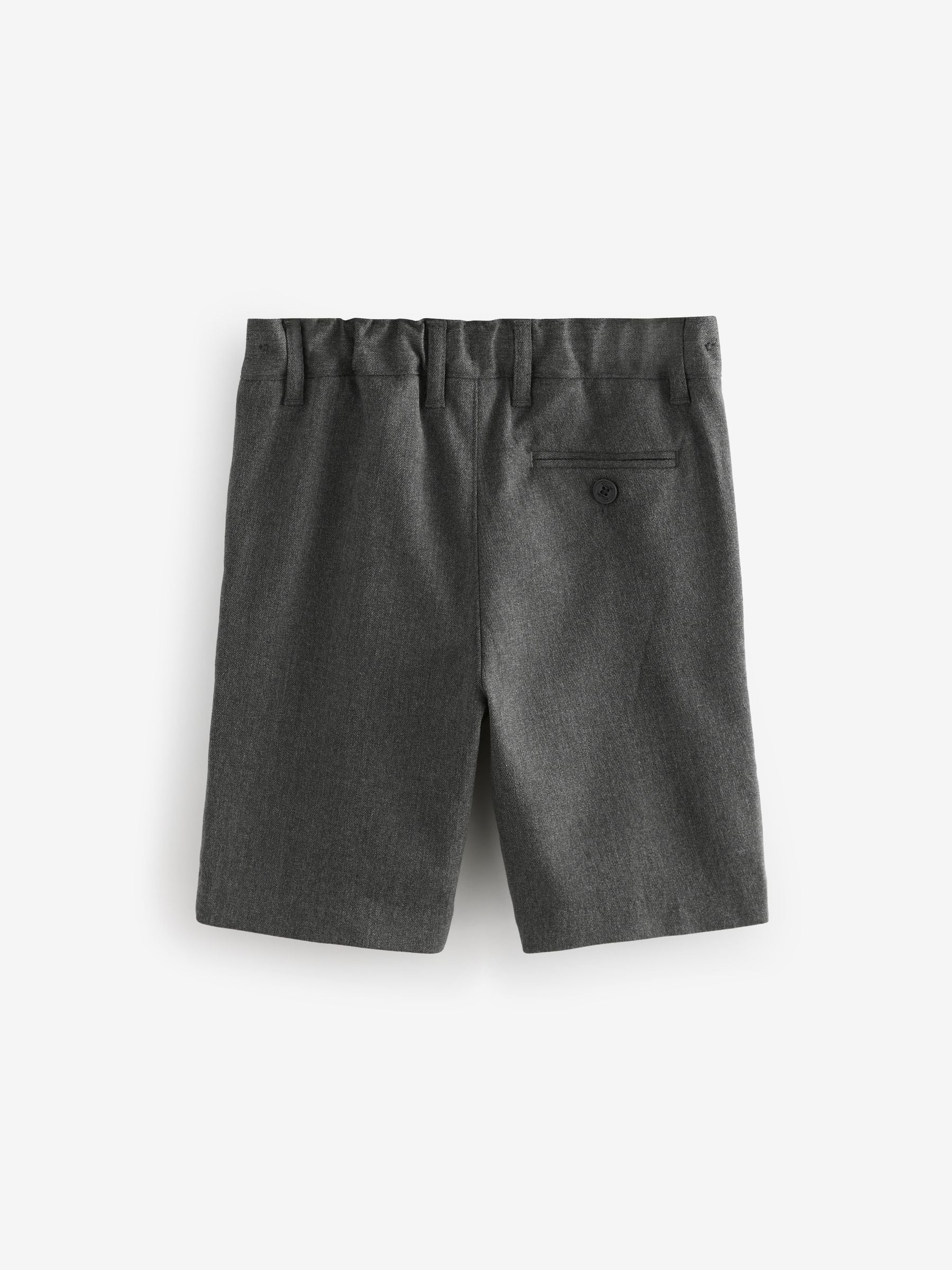 Grijs - Clarks Regular Boys Fastening School Shorts 2 Pack