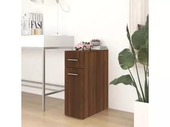 Armoire apothicaire Chêne marron 20x45,5x60cm Bois d'ingénierie