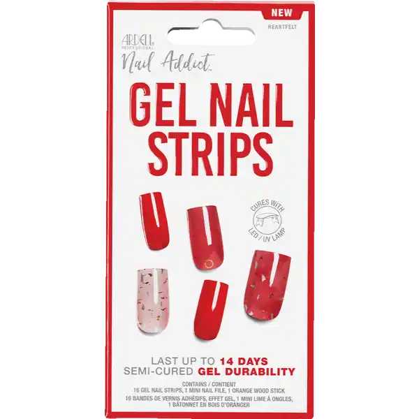 Nail Addict Gel Nail Strips Heartfelt