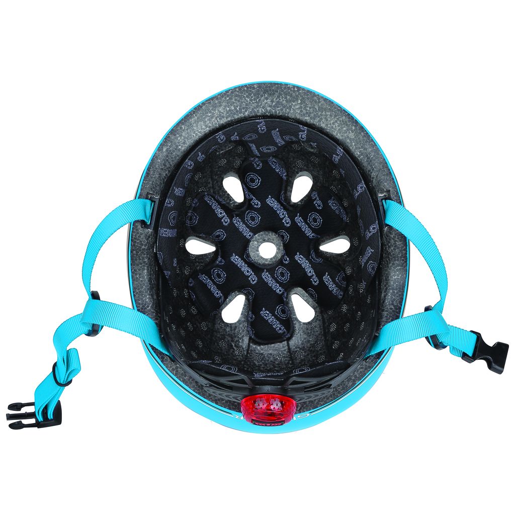GlobberGlobber   Kinderhelm Evo Lights blau