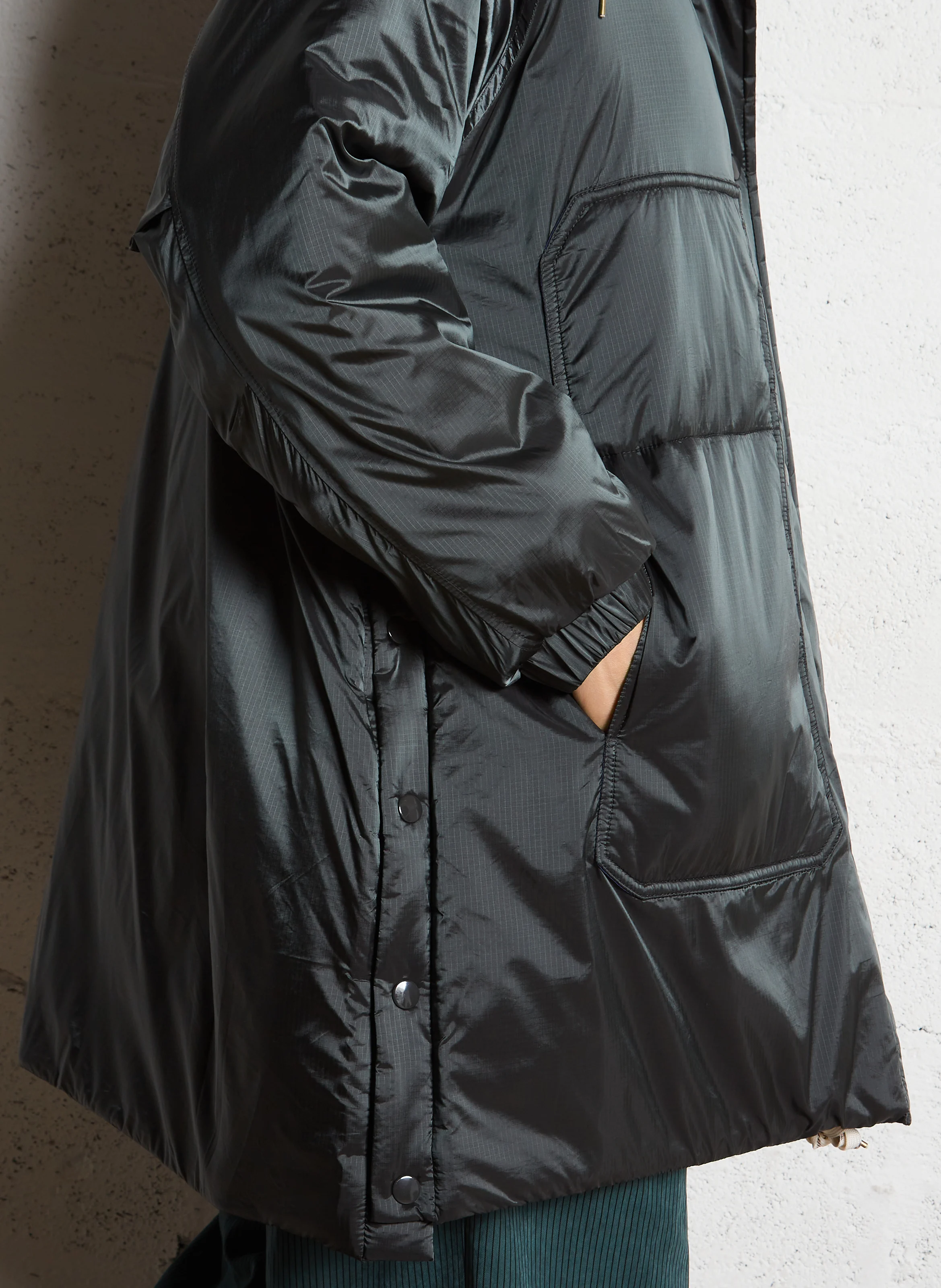 MARGOT - Doudoune col montant | Gris