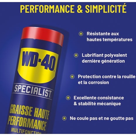 Graisse haute performance - cartouche - 400 g