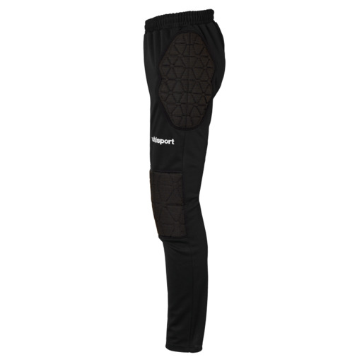 Calças de goleiro anatômicas de Kevlar pretas da Uhlsport
