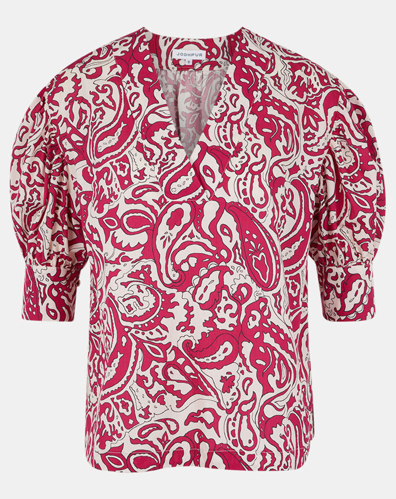Jodhpur Top 100% Coton bio Pipa imprimé rose