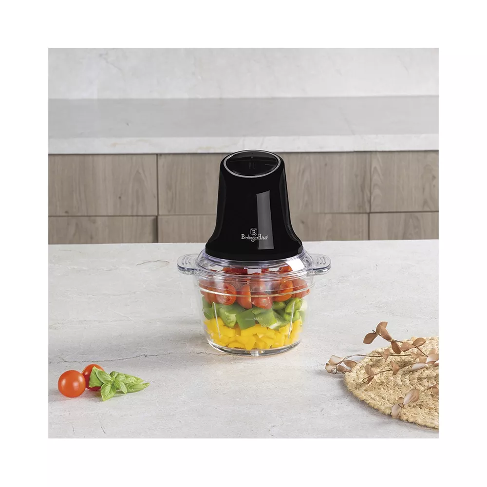 Berlinger Haus Zerkleinerer 1 Liter Black Silver Collection