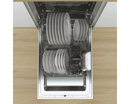 Candy CDIH 2L1047 compacte vaatwasser, 45 x 88,5 x 48,5 cm, voor 10 couverts, 9 l inhoud, 47 dB(A)