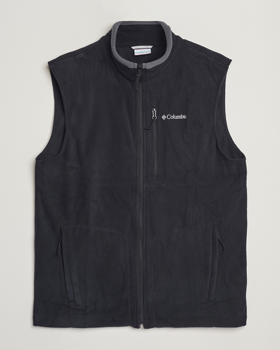 Columbia Fast Trek Full Zip Fleece Vest Black