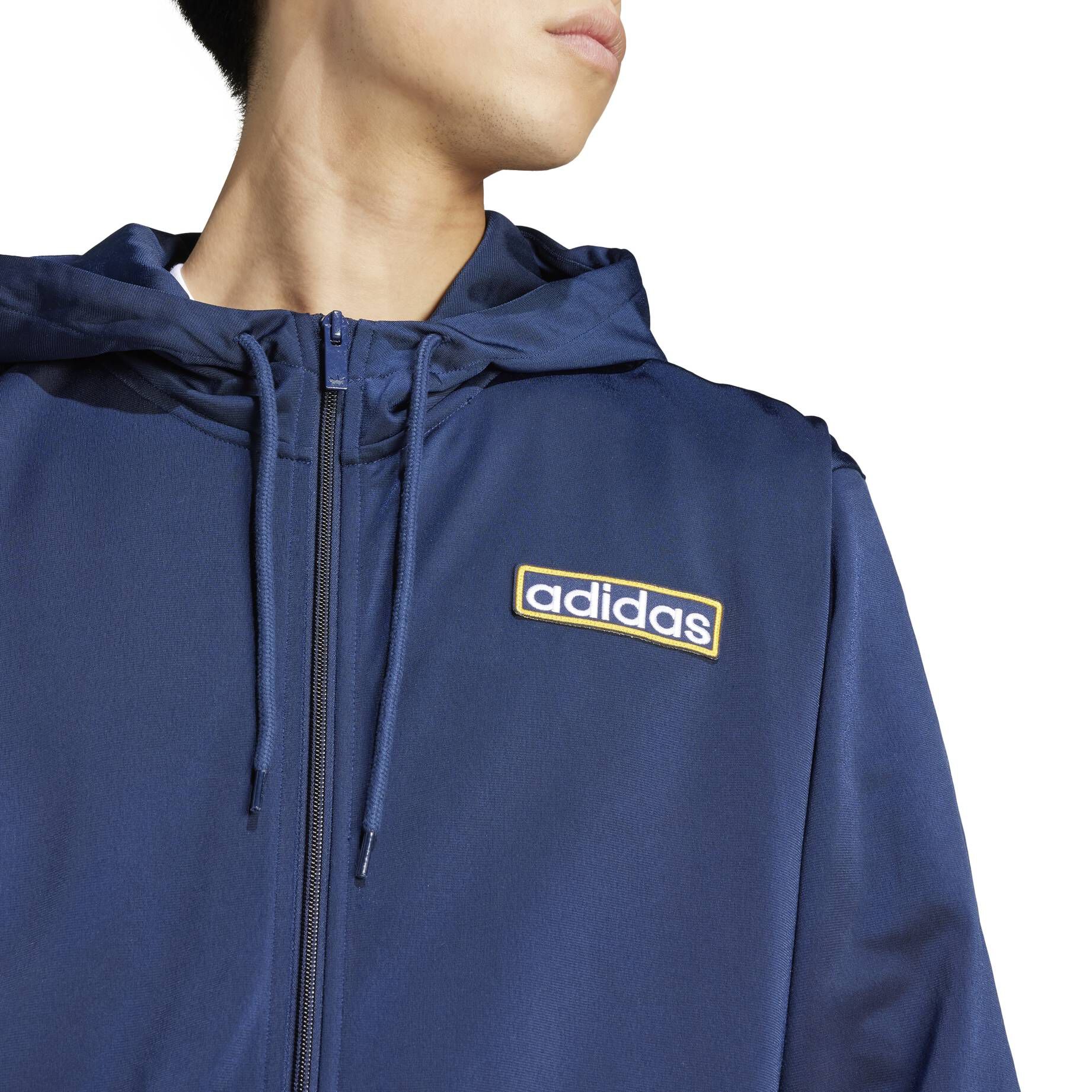 adidas Originals| Herren Sweatjacke mit Kapuze ADIBREAK FULL ZPP HOODED TRACK TOP