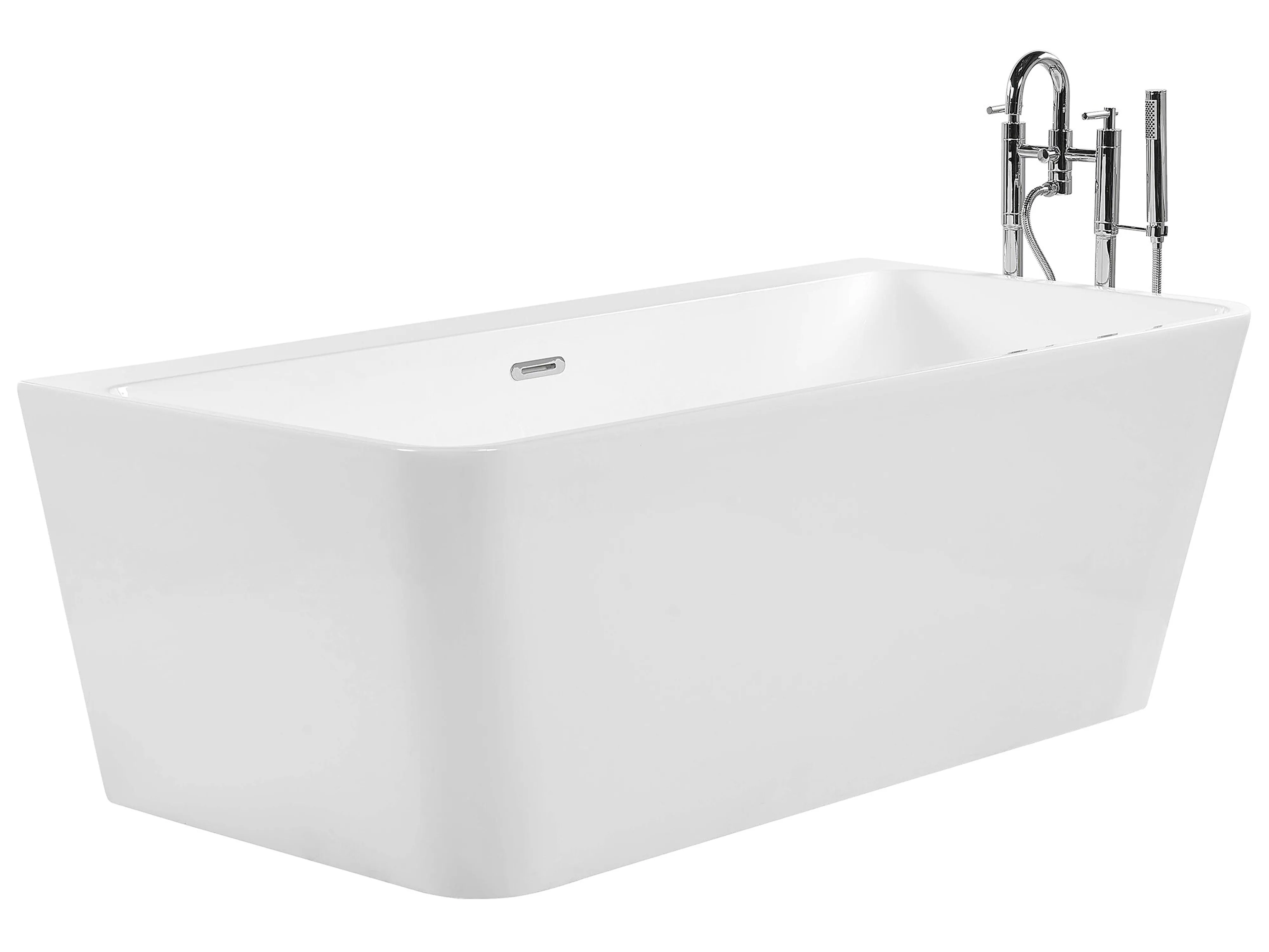 Badkuip HASSEL 170 x 80 cm Wit