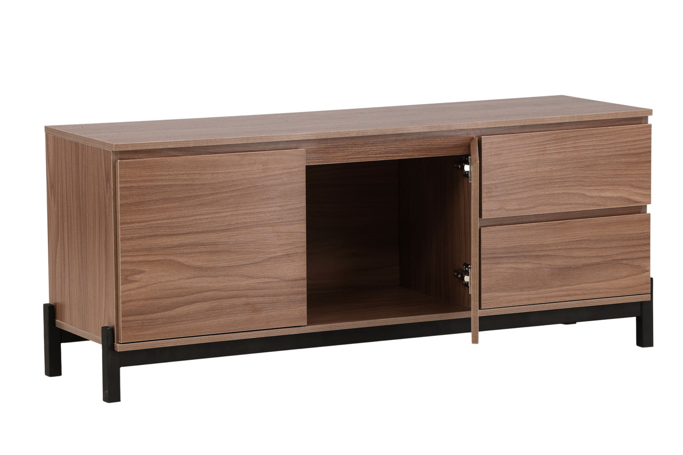 FjÃ´rd - Dressoir Donkerbruin 138cm - MDF - Corpus