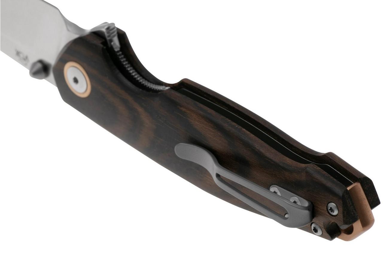 Viper Katla V5985ZI Satin Böhler M390, Zircote Wood, zakmes, Jesper Voxnaes design