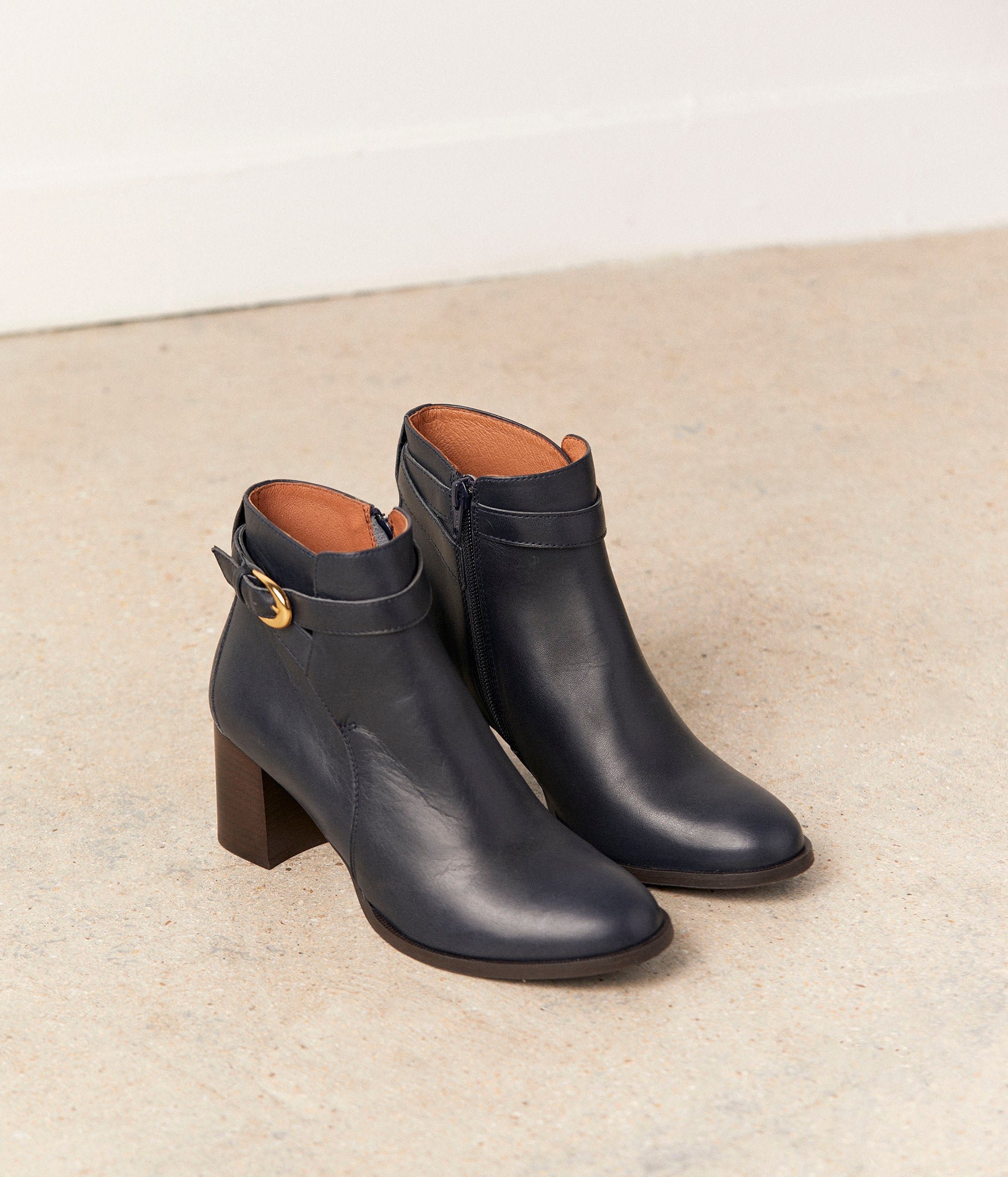 Bottines marine Marcelle