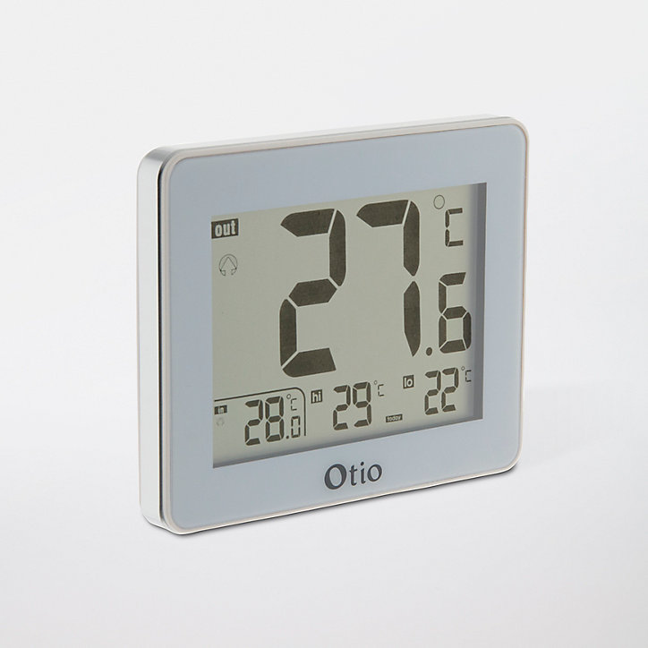 Thermomètre digital intérieur Otio blanc
