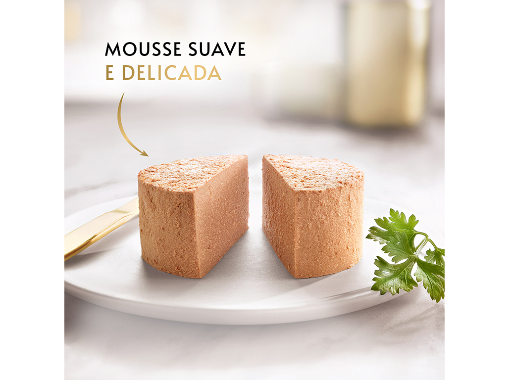 COMIDA HÚMIDA PARA GATO GOURMET GOLD MOUSSE 8X85G