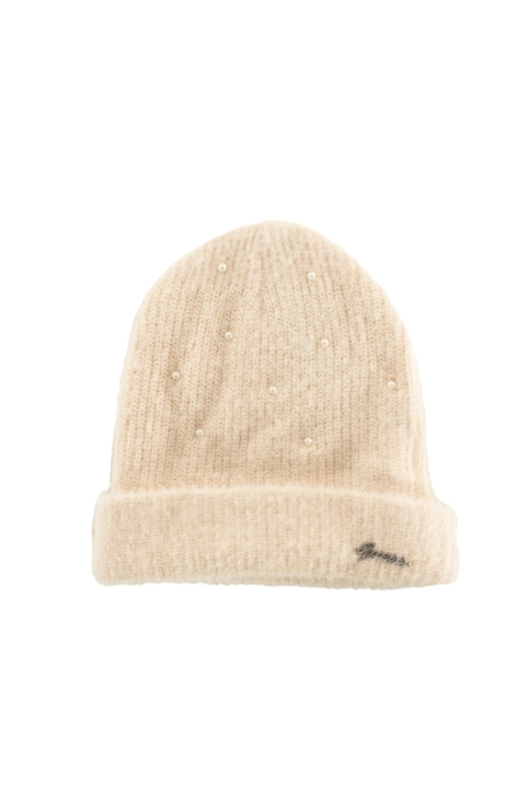 Bonnets guess jeans teresa pearls g012 cream white