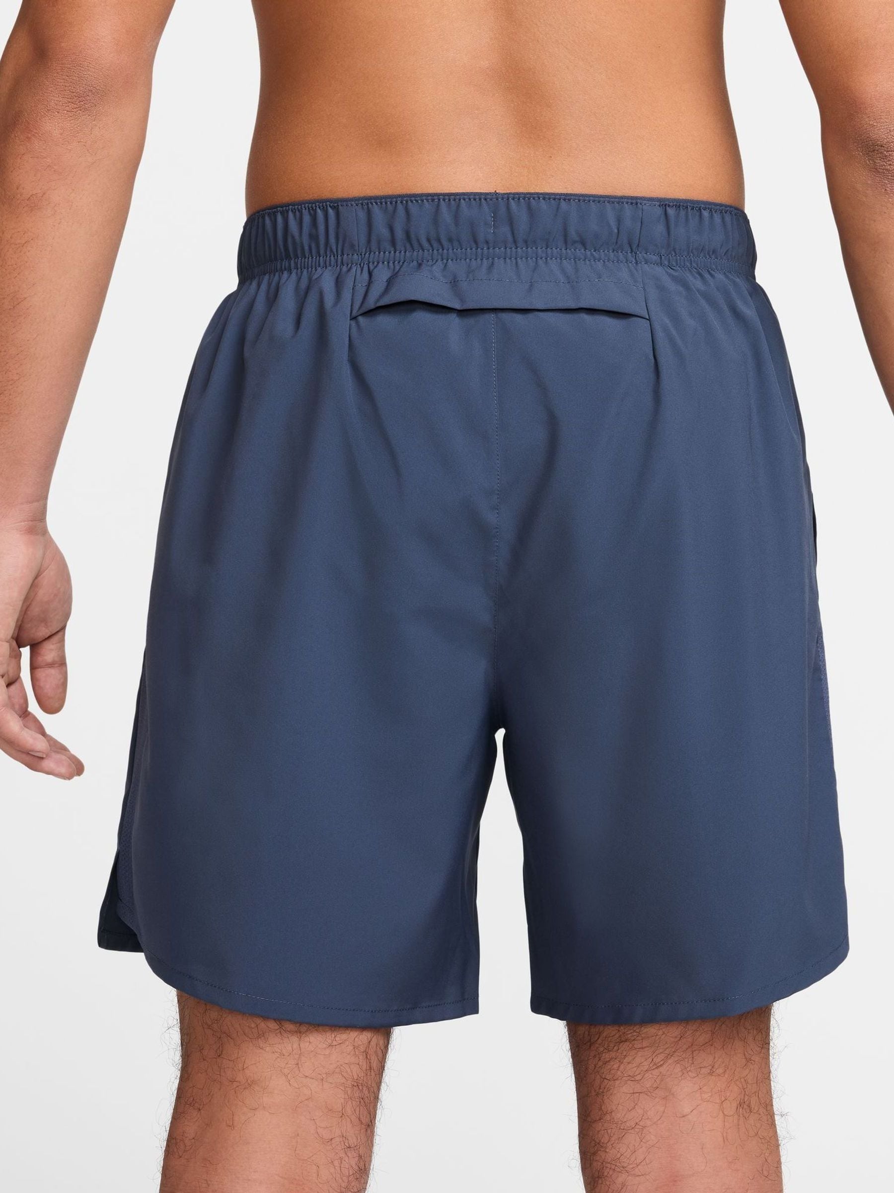 Thunder - Blauw - Nike Challenger Dri-FIT hardloopshort met slipvoering